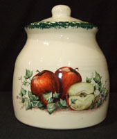 cookie jar, bean pot, pottery, kitchen